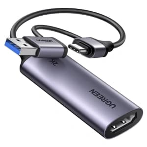Ugreen CM629 HDMI zu USB Video Capture Karte, 2K 30Hz