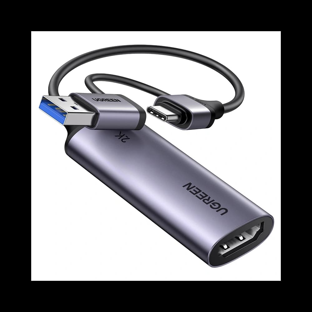 Ugreen CM629 HDMI to USB Video Capture Card, 2K 30Hz - 1