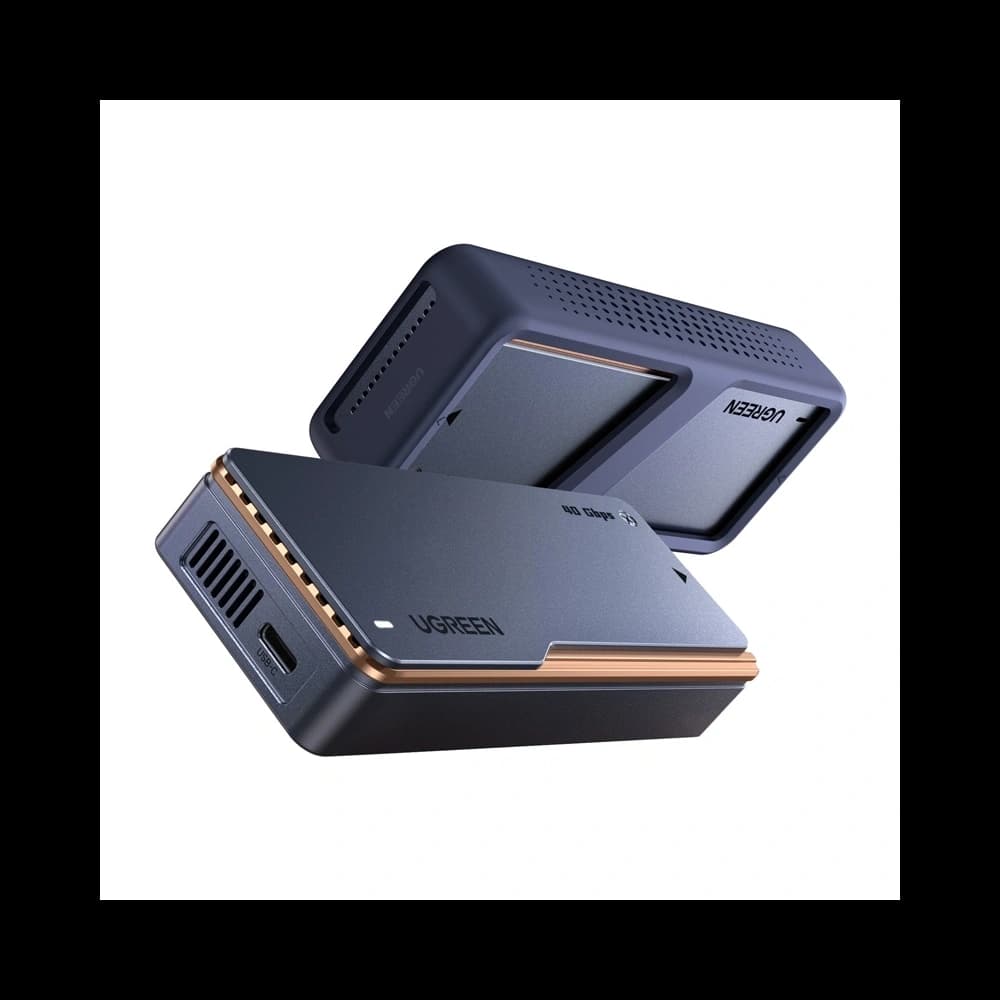 Ugreen D703 M.2 NVMe SSD Gehäuse, USB4 (Grau) - 3