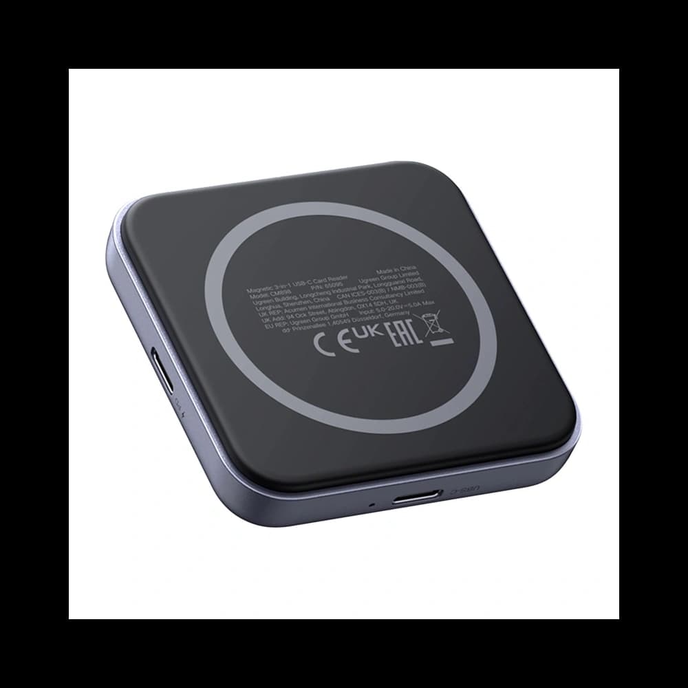 Ugreen CM898 3-in-1 Kartenleser/Adapter, USB-C, MagSafe, SD/TF (schwarz) - 2