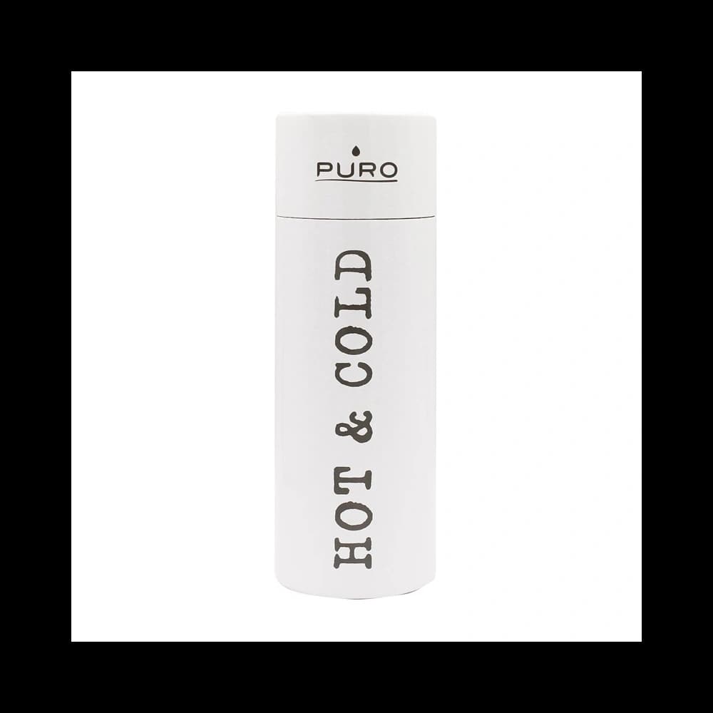 Puro Hot&Cold Thermal Stainless Steel Water Bottle 500ml (White) - 2
