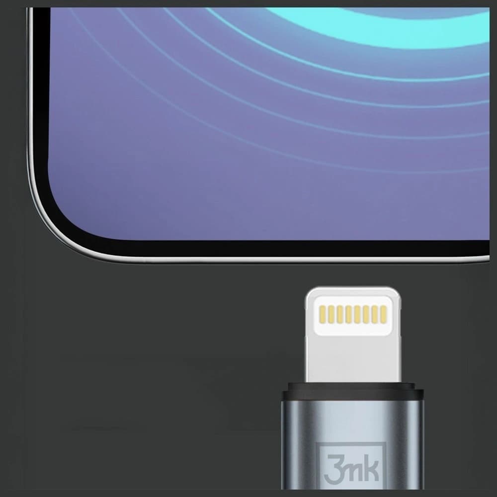 Kabel 3MK Hyper Cable N-SERIES USB-A do  Lightning 1m 5V/2.4A 12W czarny - 5