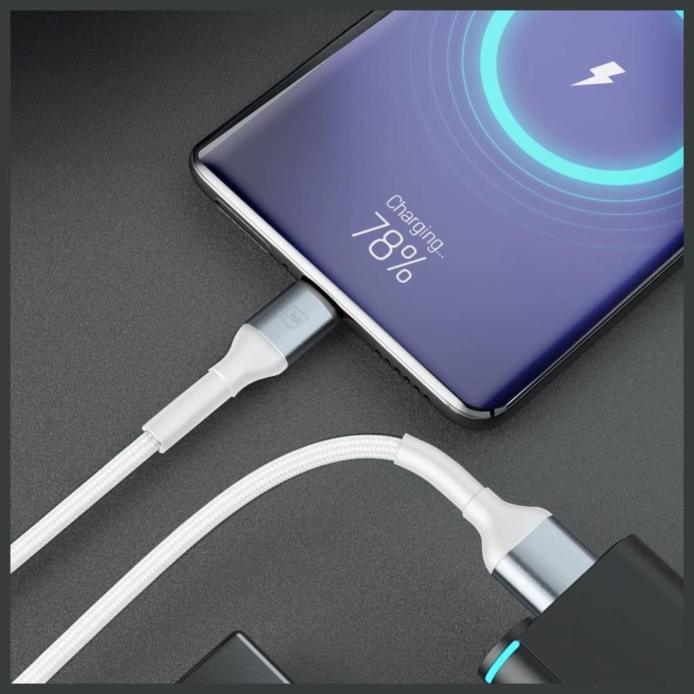 Kabel 3MK Hyper Cable N-SERIES USB-A do  Lightning 2m 5V/2.4A 12W biały - 4