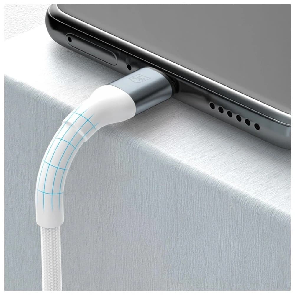 Kabel 3MK Hyper Cable N-SERIES USB-A do  Lightning 2m 5V/2.4A 12W biały - 5