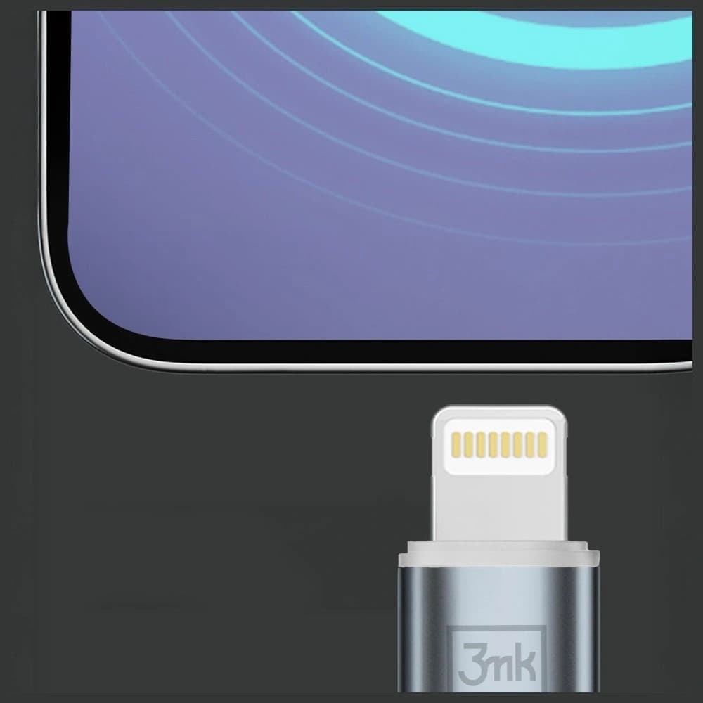 Kabel 3MK Hyper Cable N-SERIES USB-C do  Lightning 1m 9V/2A 20W biały - 5