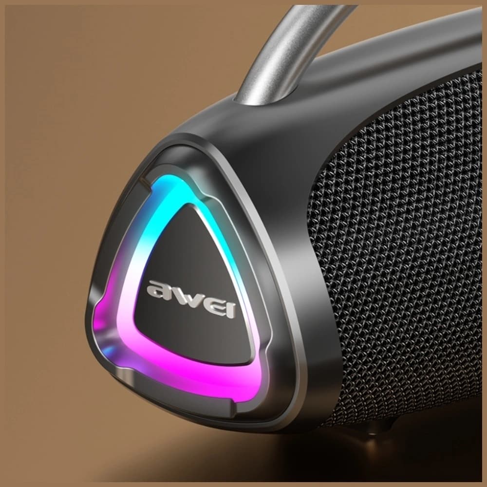 AWEI KA39 100W Bluetooth 5.3 Tragbarer Kabelloser Lautsprecher schwarz - 3