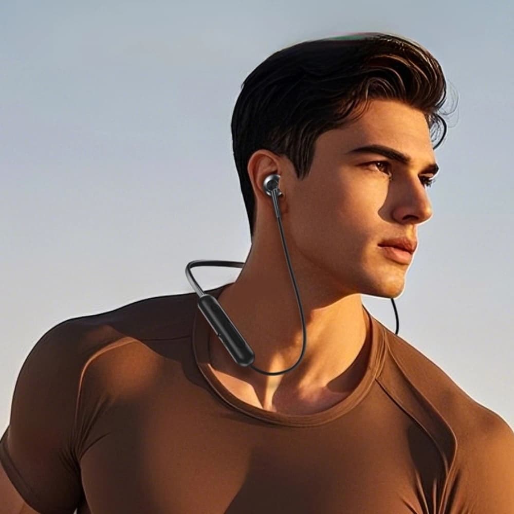 AWEI G82BL Sports Bluetooth Earphones black - 5