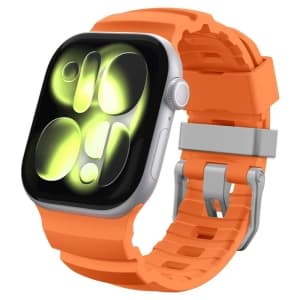 Etui Spigen Wbs2 Band Apple Watch 8 / 9 / 10 / 11 / Se / Ultra (44 / 45 / 46 / 49 Mm) Orange