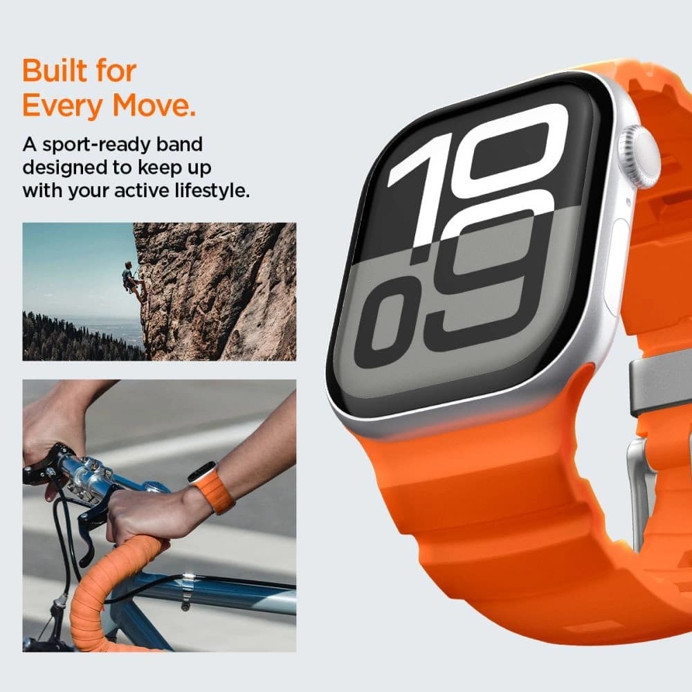 Etui Spigen Wbs2 Band Apple Watch 8 / 9 / 10 / 11 / Se / Ultra (44 / 45 / 46 / 49 Mm) Orange - 12