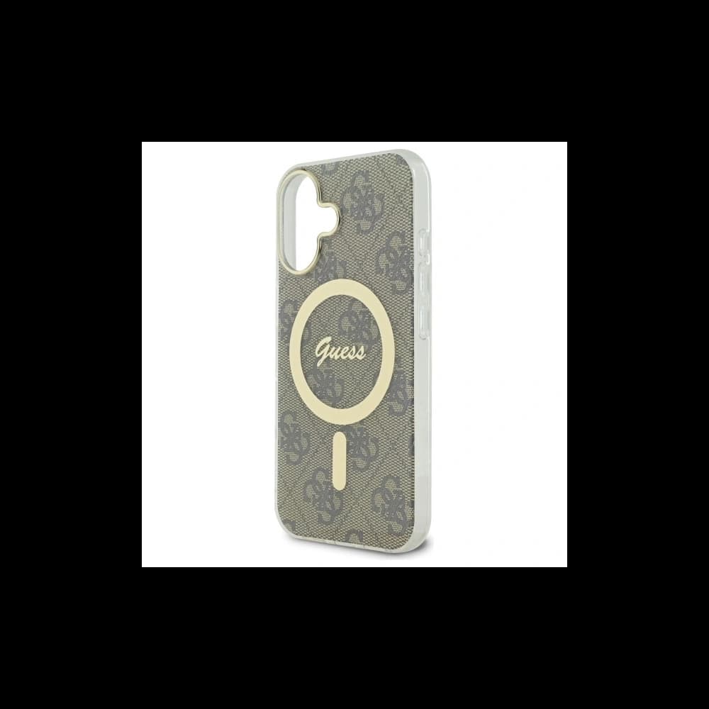 Guess Apple iPhone 16 hardcase IML 4G MagSafe brown - 6