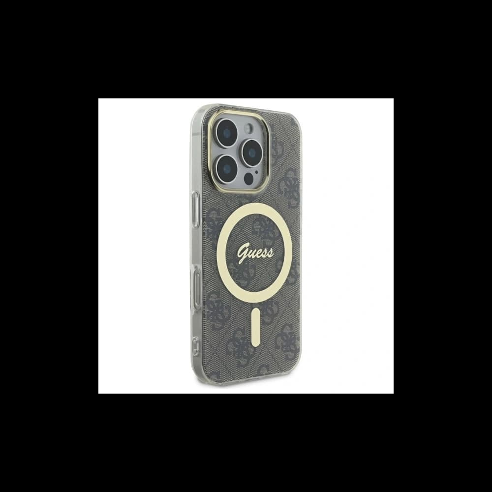 Guess Apple iPhone 16 Pro Max hardcase IML 4G MagSafe brown - 3