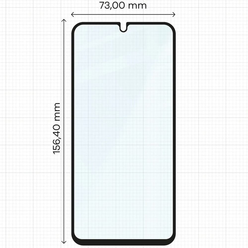 Bizon Glass Edge Duo Samsung Galaxy A34 5G black frame [2 PACK] - 2