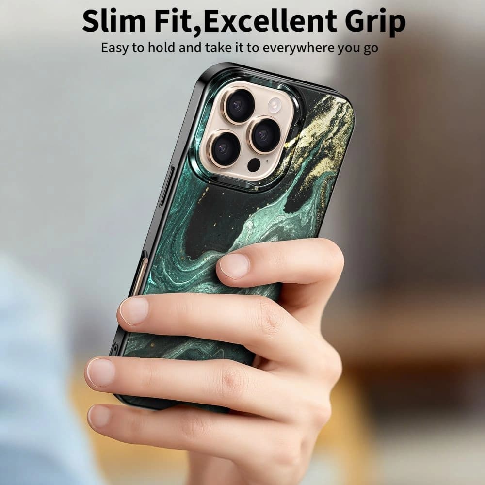 Etui Tech-Protect Lamano MagSafe do Apple iPhone 16 Pro Verde Aura - 8