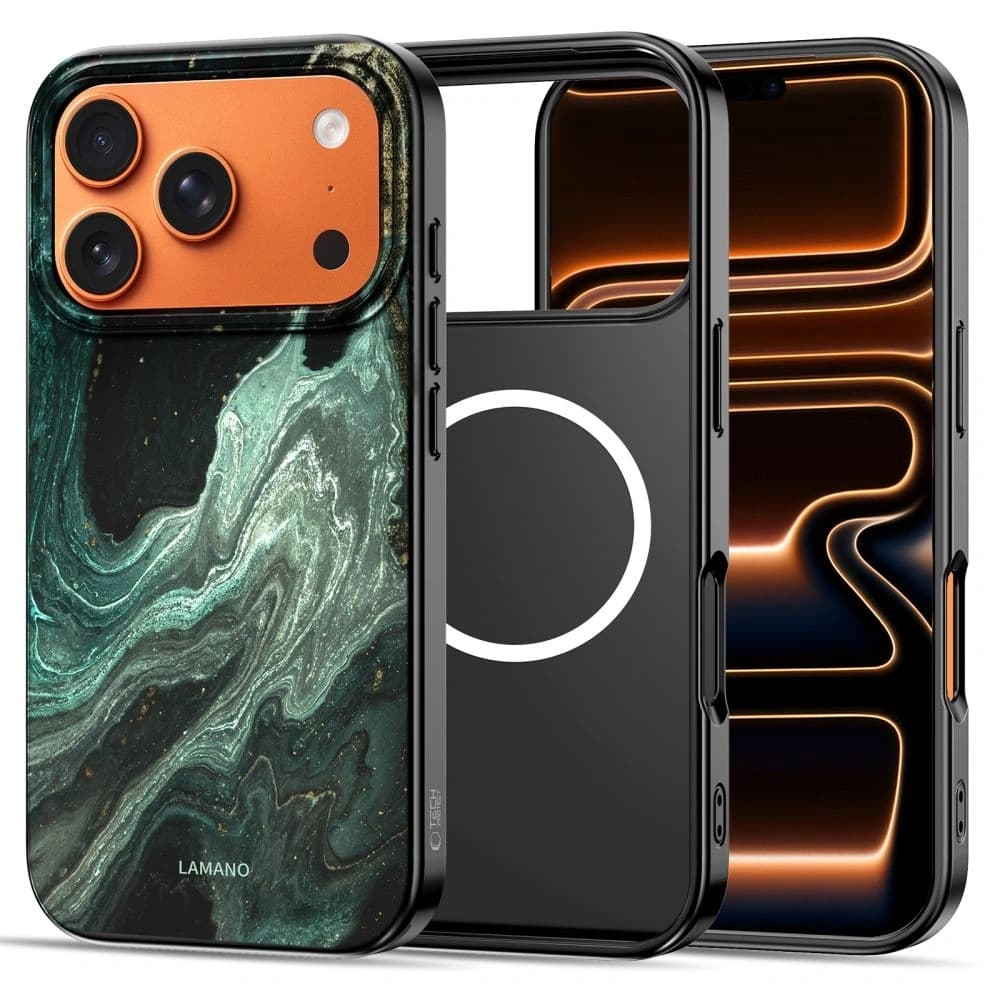 Tech-Protect Lamano MagSafe Apple iPhone 17 Pro Aura Grün - 3