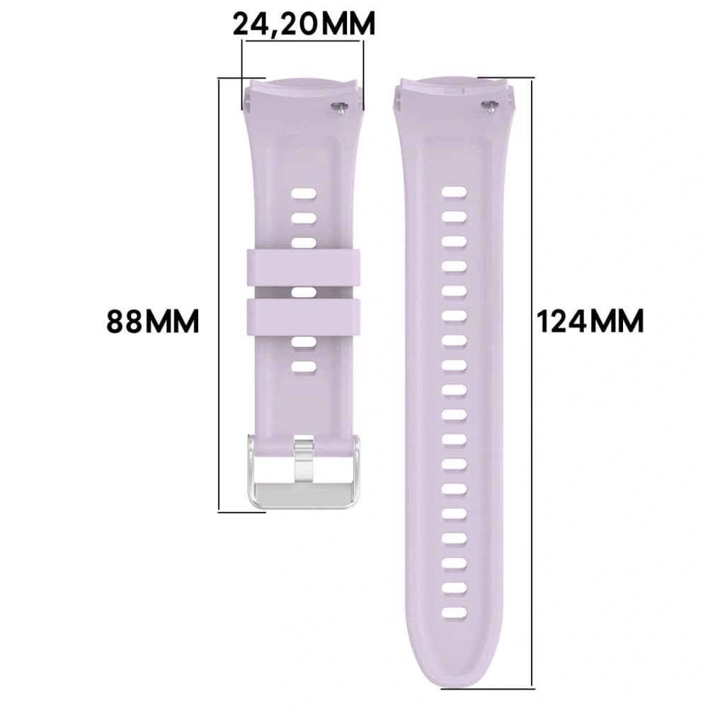 Bizon Strap Watch Silicone T Huawei Watch 5 46mm purple - 2