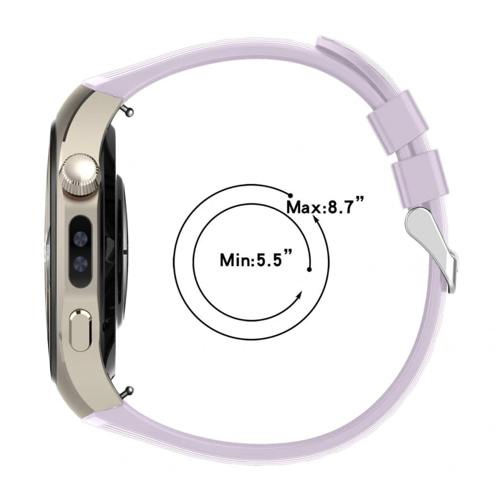 Bizon Strap Watch Silicone T Huawei Watch 5 46mm purple - 4