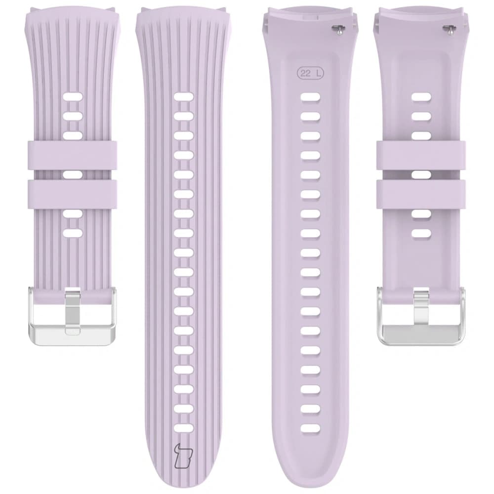 Bizon Strap Watch Silicone T Huawei Watch 5 46mm purple - 5