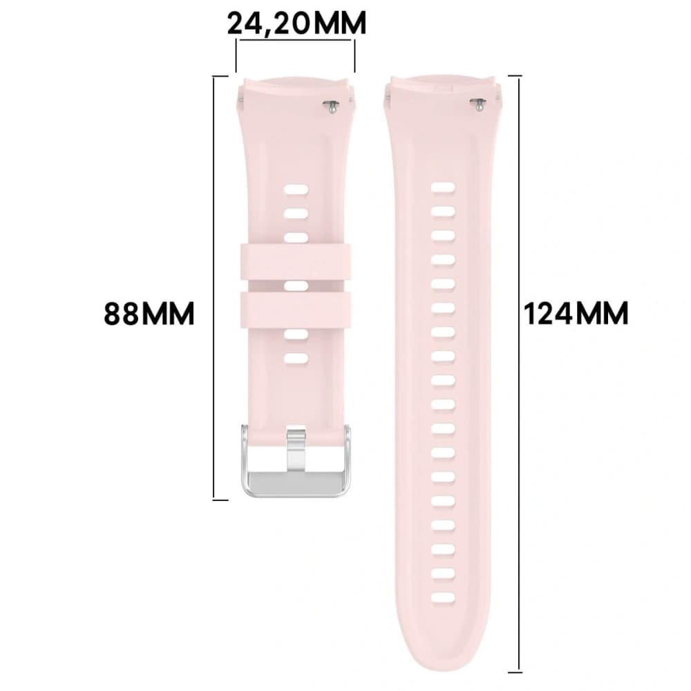 Bizon Strap Watch Silicone T Huawei Watch 5 46mm pink - 2