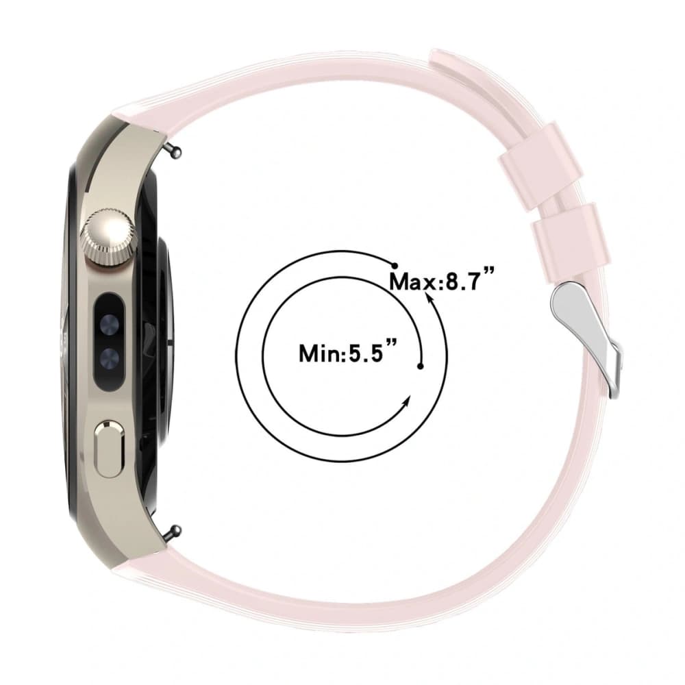 Bizon Strap Watch Silicone T Huawei Watch 5 46mm pink - 4