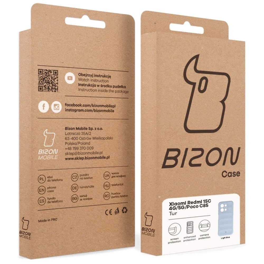 Bizon Case Tur Xiaomi Redmi 15C 4G / 5G / POCO C85 4G light blue - 9