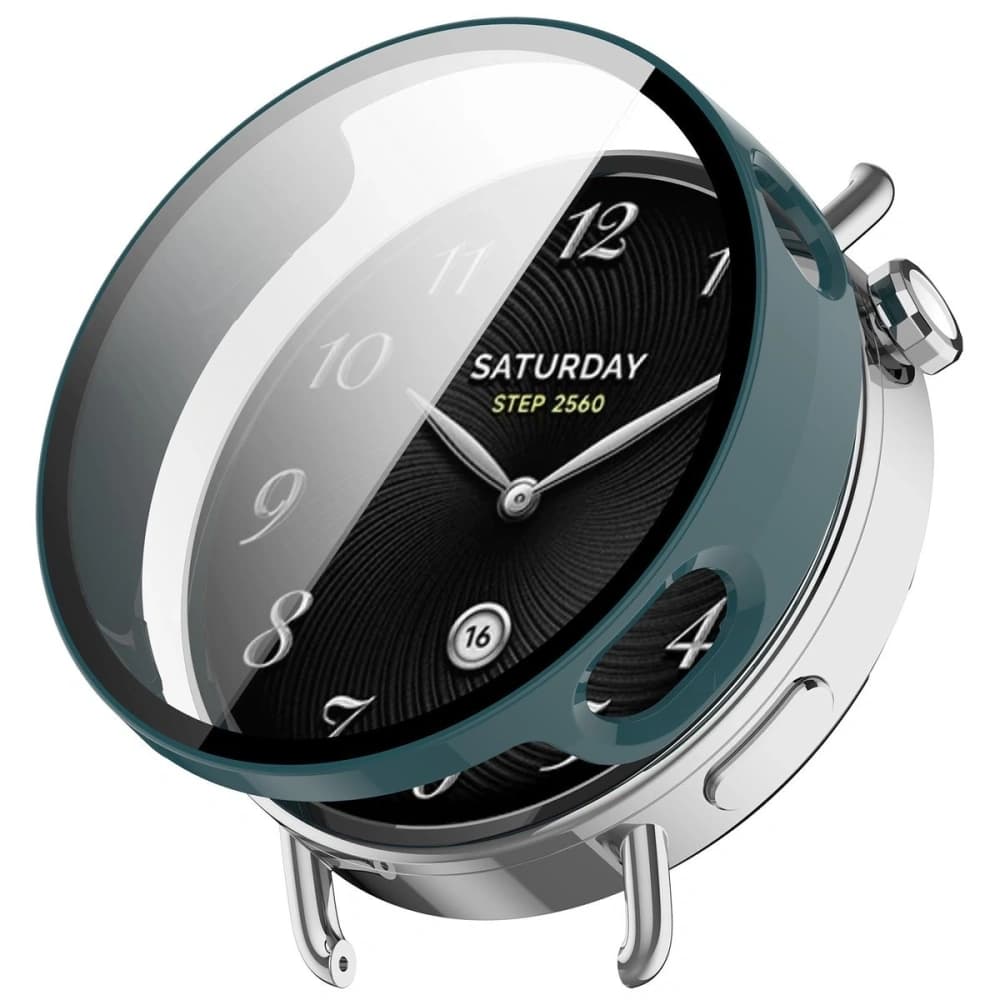 Bizon Case+Glass Watch Xiaomi Watch S4 41mm green - 4