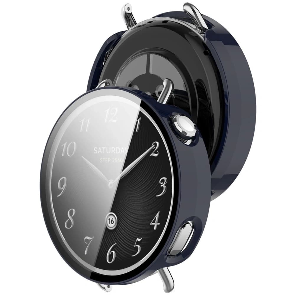 Bizon Case+Glass Watch Xiaomi Watch S4 41mm blue - 1