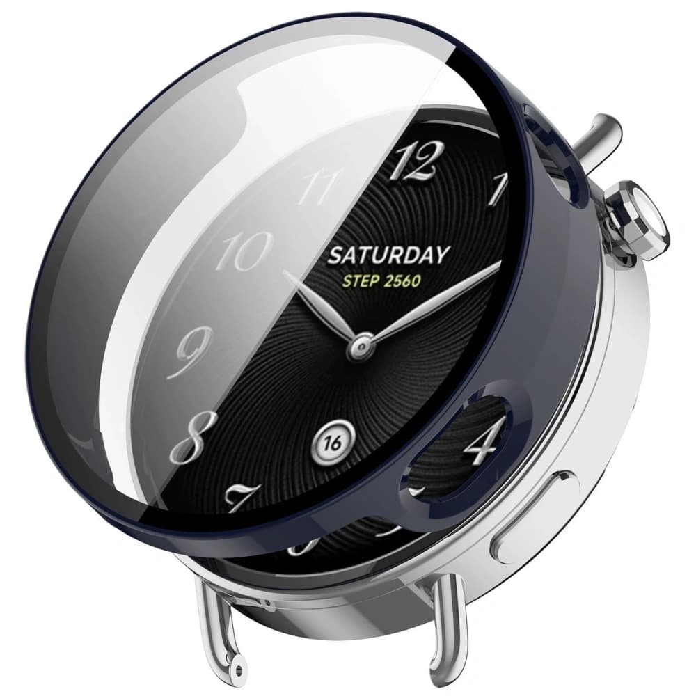 Bizon Case+Glass Watch Xiaomi Watch S4 41mm blue - 4