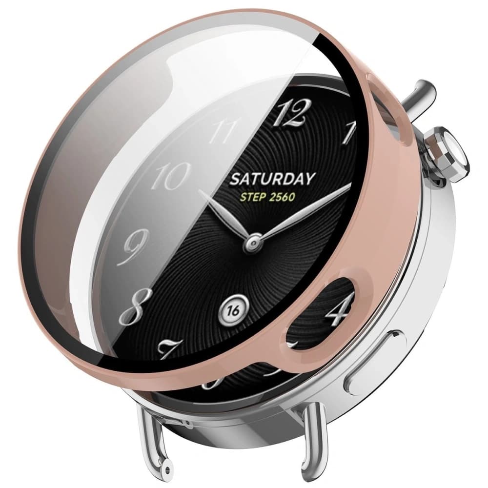 Bizon Case+Glass Watch Xiaomi Watch S4 41mm pink - 4