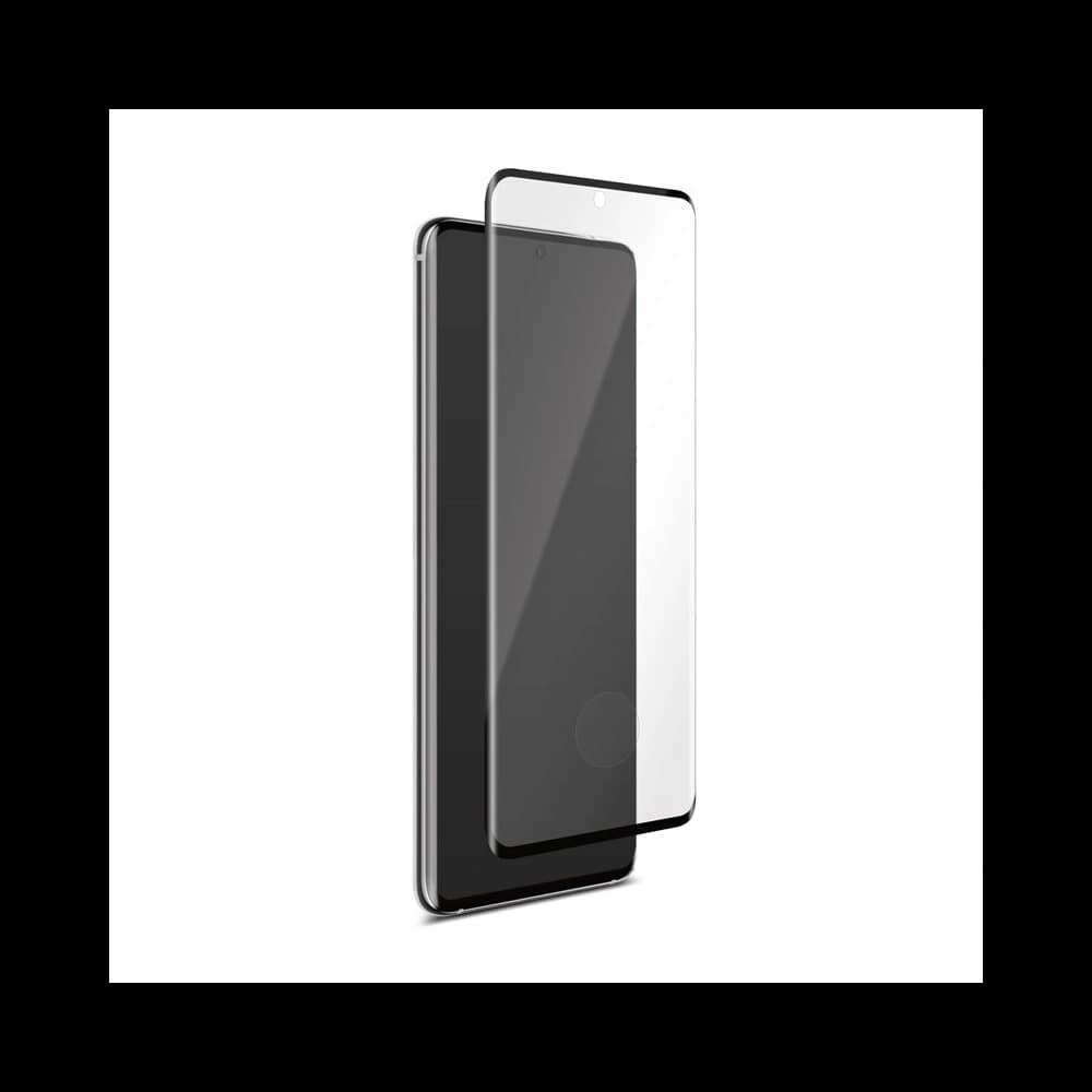 Samsung PURO Premium Full Edge Tempered Glass Case Friendly Galaxy S20+ Plus (schwarzer Rahmen) gehärtetes Glas - 1