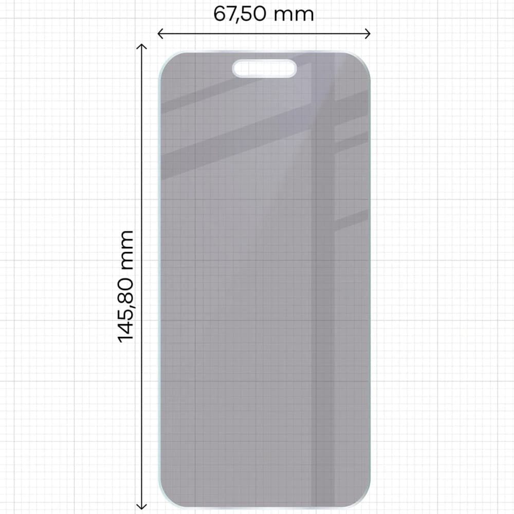 Bizon Glass Mule Shadow Apple iPhone 17 matte - 2