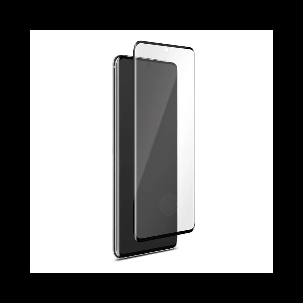 Samsung PURO Premium Full Edge Tempered Glass Case Friendly Galaxy S20 (schwarzer Rahmen) gehärtetes Glas - 1