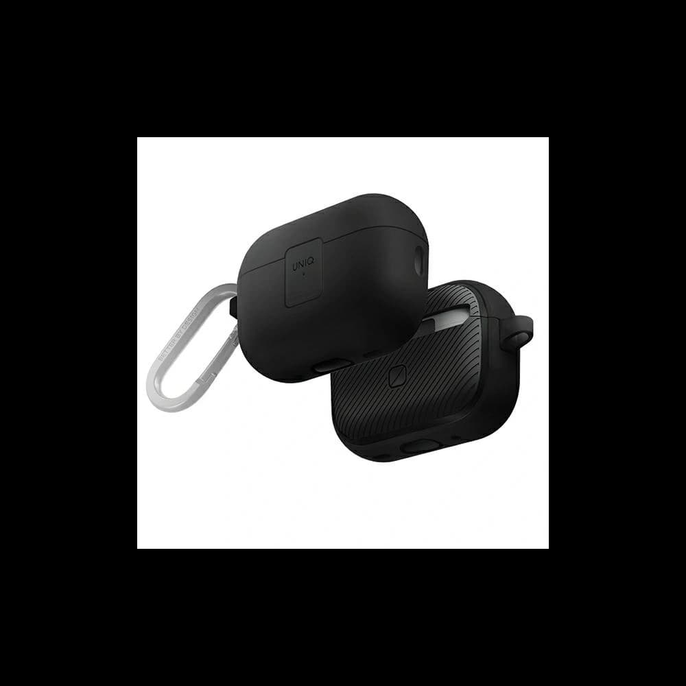 Etui UNIQ Clyde Lock Case do Apple AirPods Pro 2 czarno-ciemnoszary/charcoal-dark grey - 1