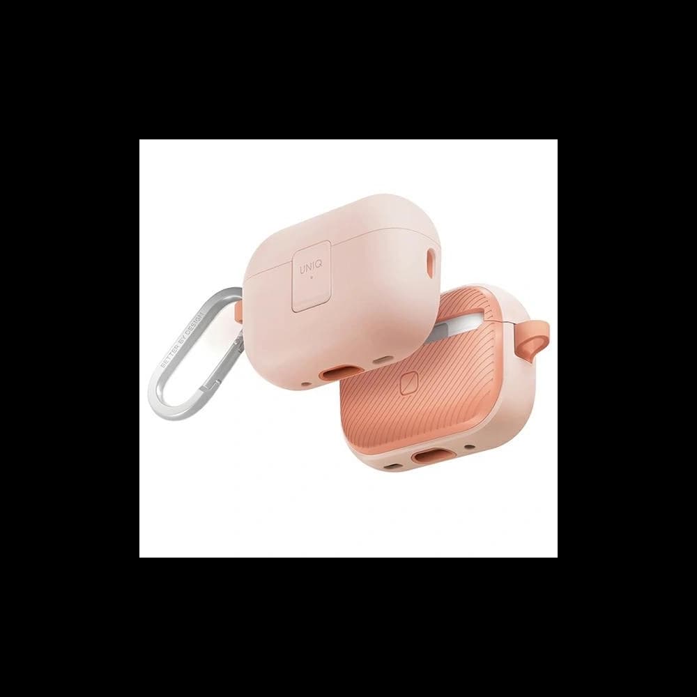 Etui UNIQ Clyde Lock Case do Apple AirPods Pro 2 pudroworóżowy-różowy/light pink-crepe pink - 1