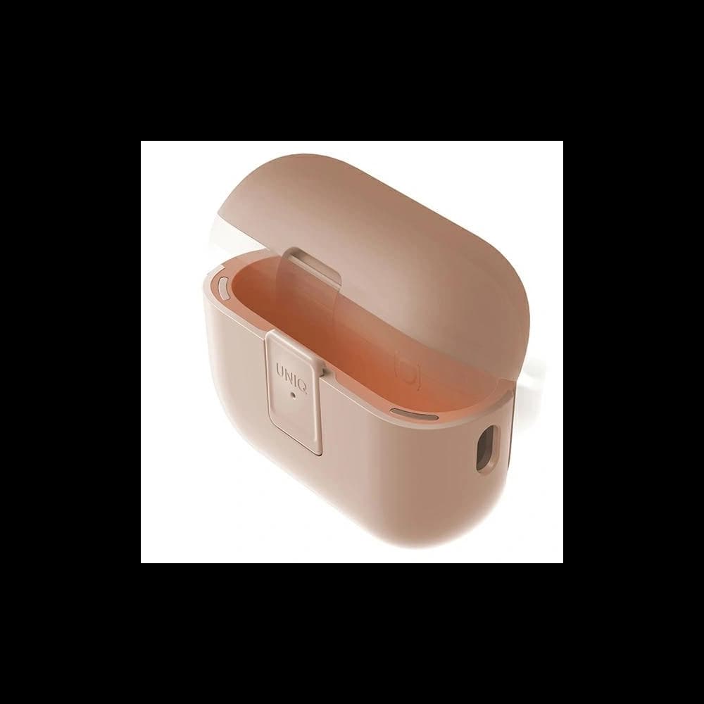 Etui UNIQ Clyde Lock Case do Apple AirPods Pro 2 pudroworóżowy-różowy/light pink-crepe pink - 2