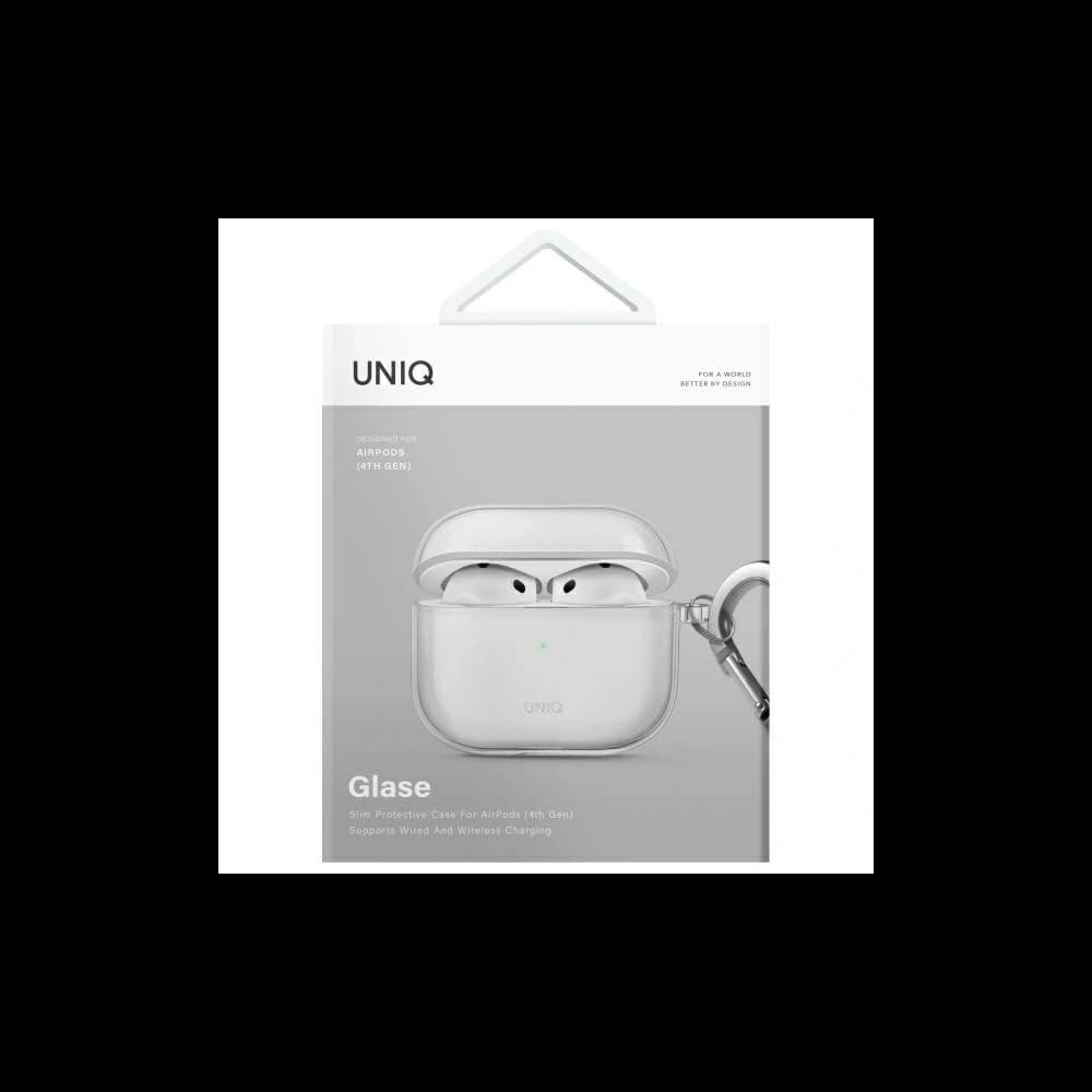 UNIQ Glase Apple AirPods 4 glossy clear - 5