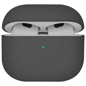 UNIQ Lino Apple AirPods 4 Silikon aschgrau