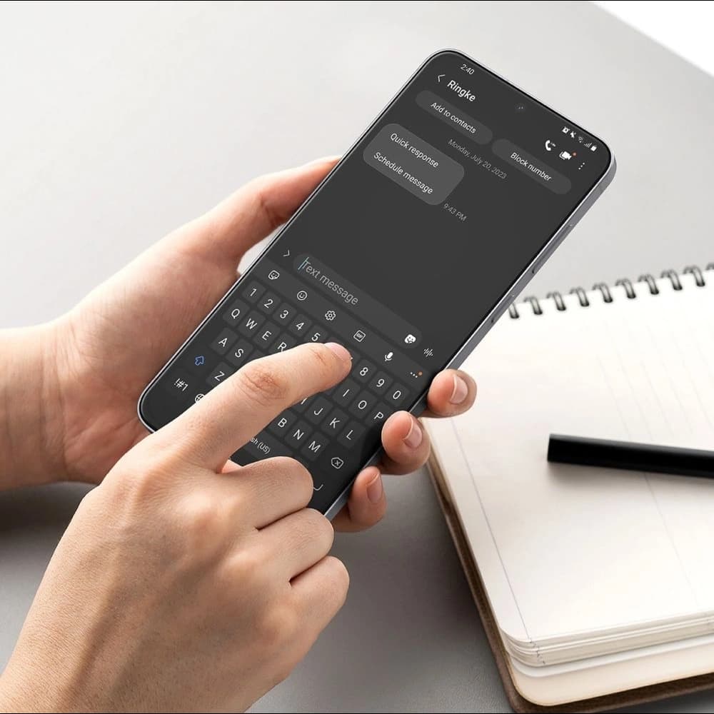 Ringke Easy Slide Samsung Galaxy S25 FE Clear [2 PACK] - 6