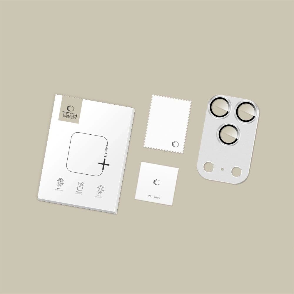 Tech-Protect Camfull Fit+ Apple iPhone 17 Pro Max Silber - 4