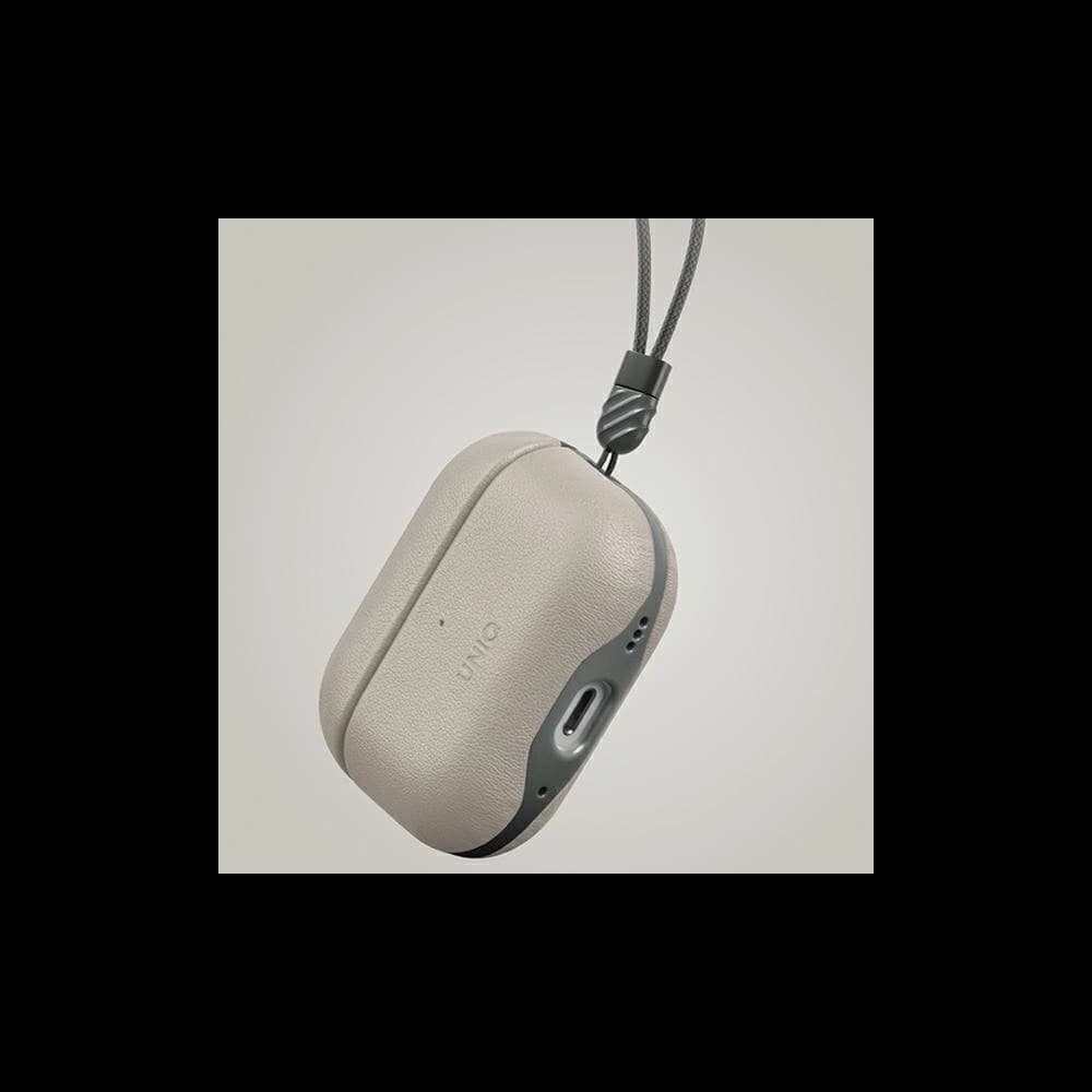 Etui UNIQ Lyden DS do Apple AirPods Pro 2 gen beżowo-zielony/ivory-lichen green - 3