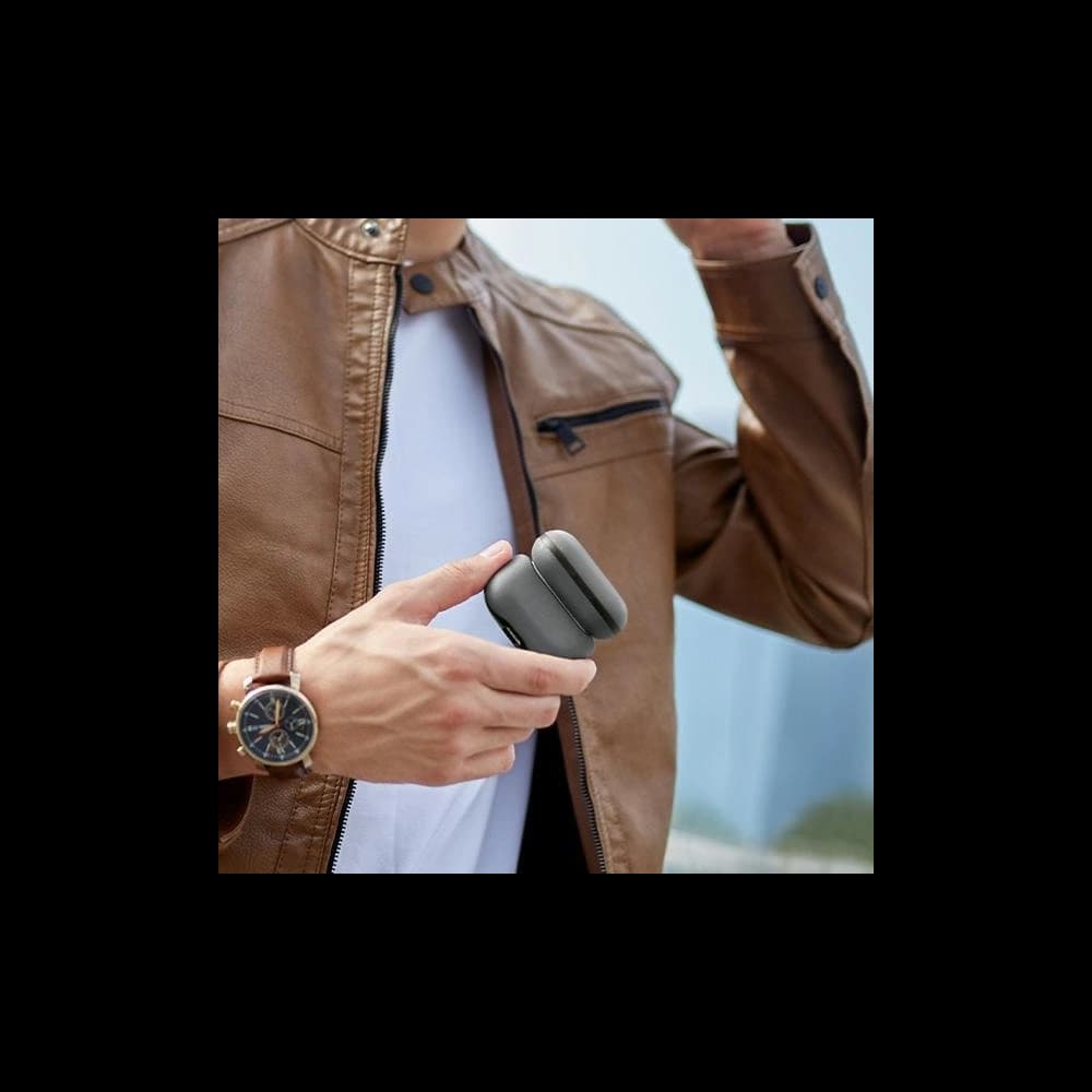 Etui UNIQ Lyden DS do Apple AirPods Pro 2 gen szaro-czarny/charcoal grey-black - 4