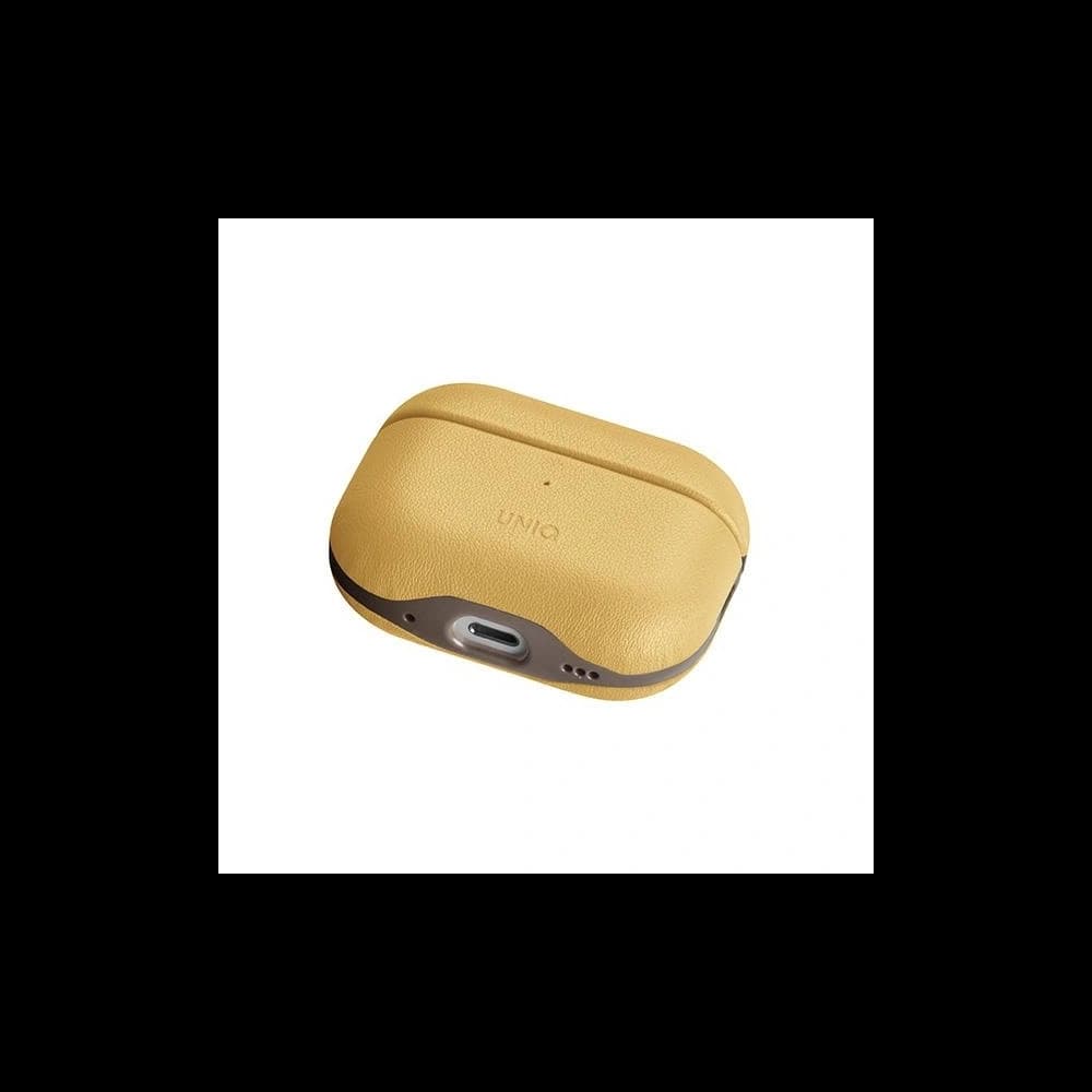 Etui UNIQ Lyden DS do Apple AirPods Pro 2 gen żółto-szary/canary yellow-flint grey - 2