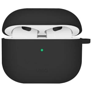 UNIQ Nexo Apple AirPods 4 + Silikon-Ohrhörer schwarz