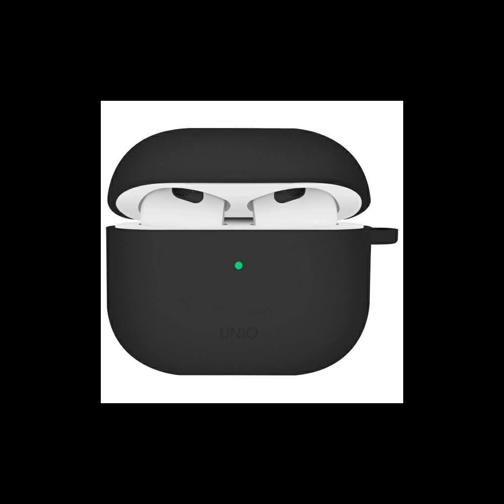 UNIQ Nexo Apple AirPods 4 + Silikon-Ohrhörer schwarz - 1