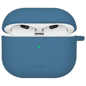 UNIQ Nexo Apple AirPods 4 + Silikon-Ohrhaken pacific blue