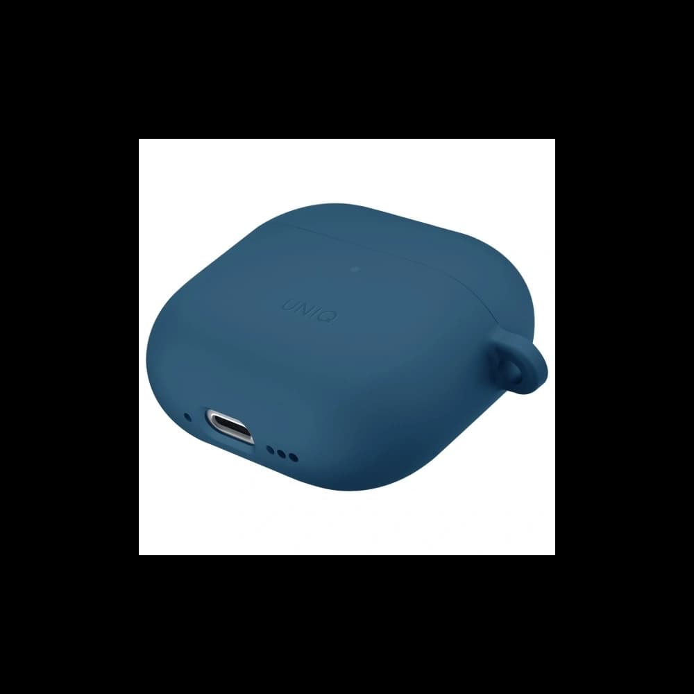 UNIQ Nexo Apple AirPods 4 + Ear Hooks Silicone pacific blue - 4