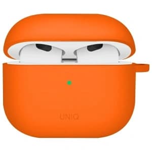 UNIQ Nexo Apple AirPods 4 + Silikon-Ohrhaken volt orange