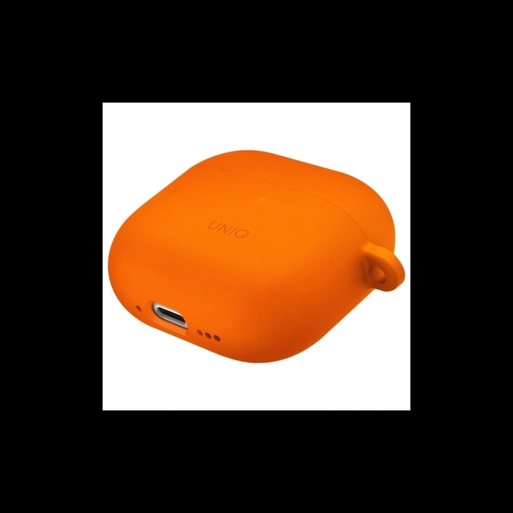 UNIQ Nexo Apple AirPods 4 + Silikon-Ohrhaken volt orange - 4