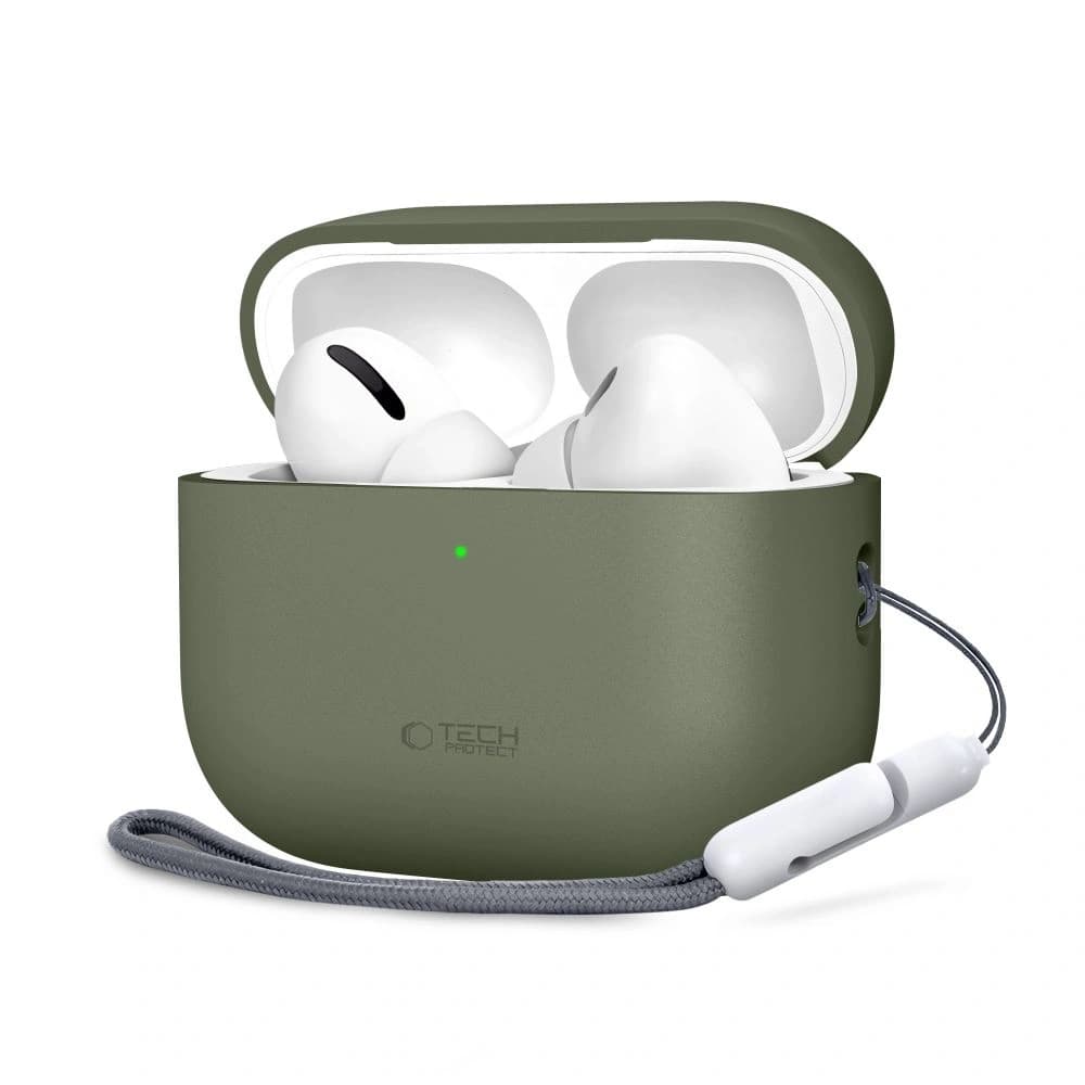 Tech-Protect Silikon Apple AirPods Pro 3 Olivgrün - 1
