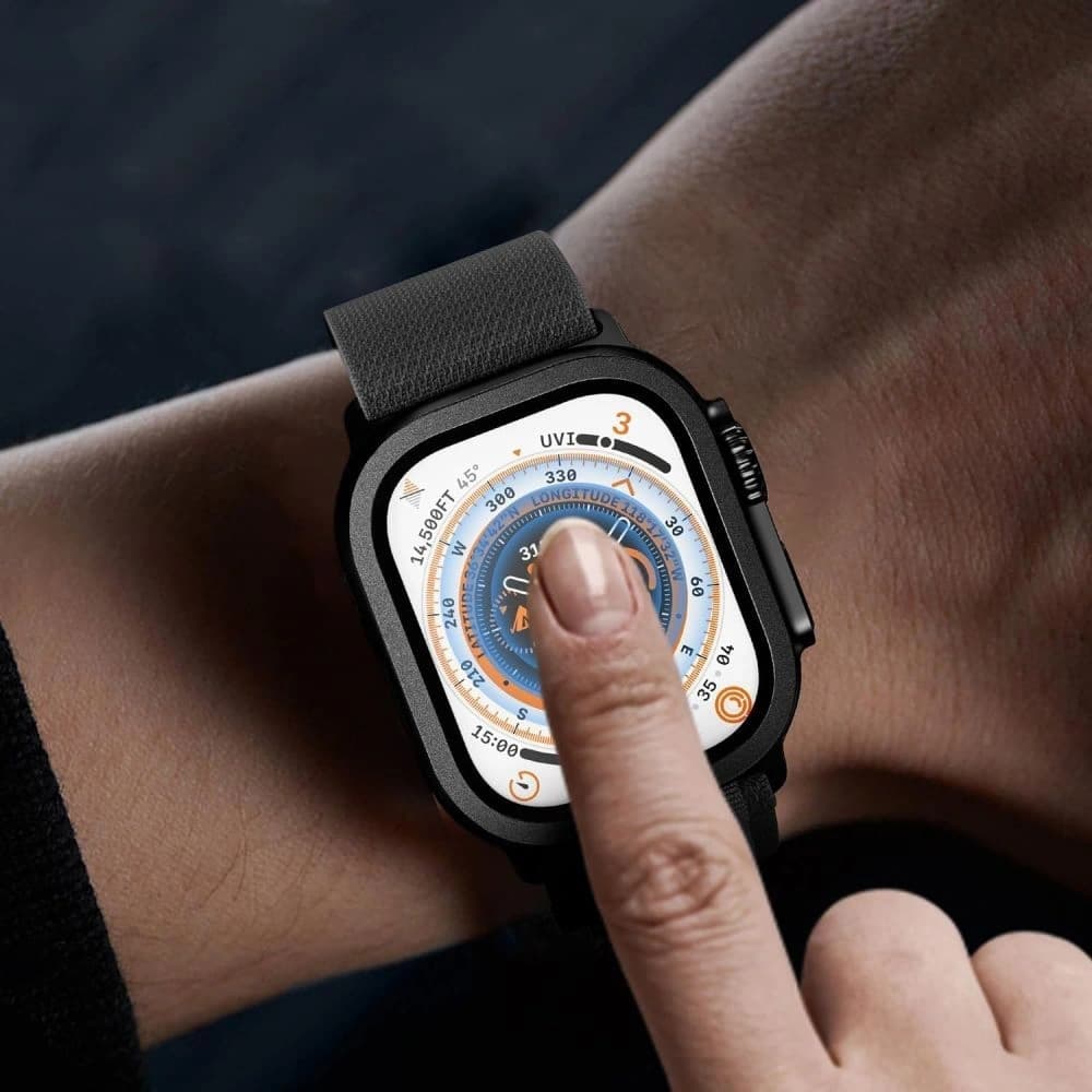 Tech-Protect Glasring Apple Watch Ultra 1 / 2 / 3 49mm Schwarz [2 PACK] - 3