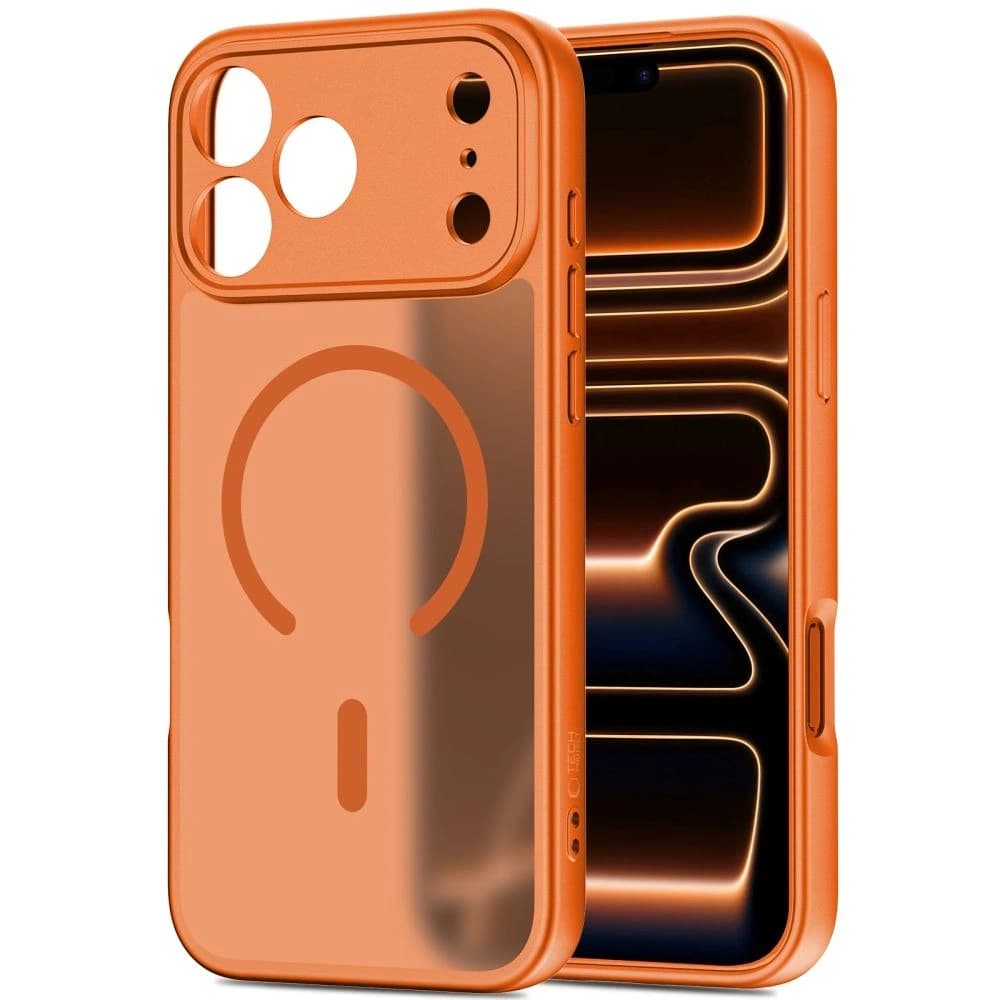 Tech-Protect Basicmag MagSafe Apple iPhone 17 Pro Max Matte Cosmic Orange - 3